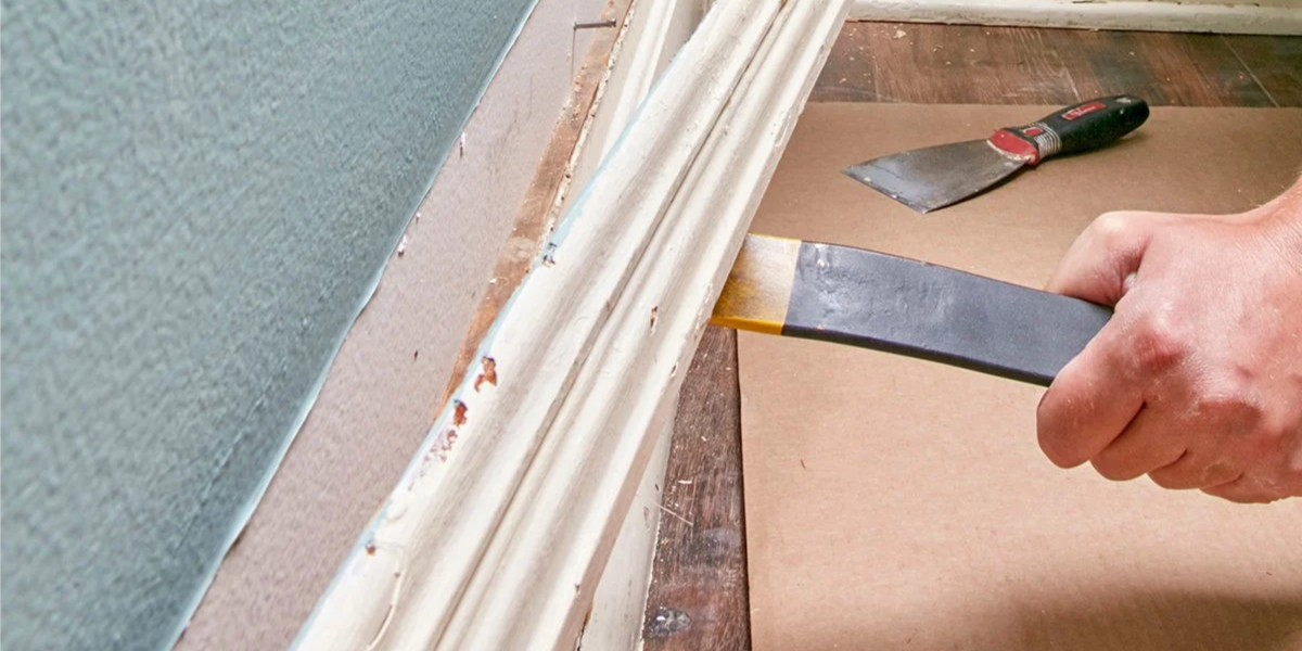 Why do you need to remove baseboard molding