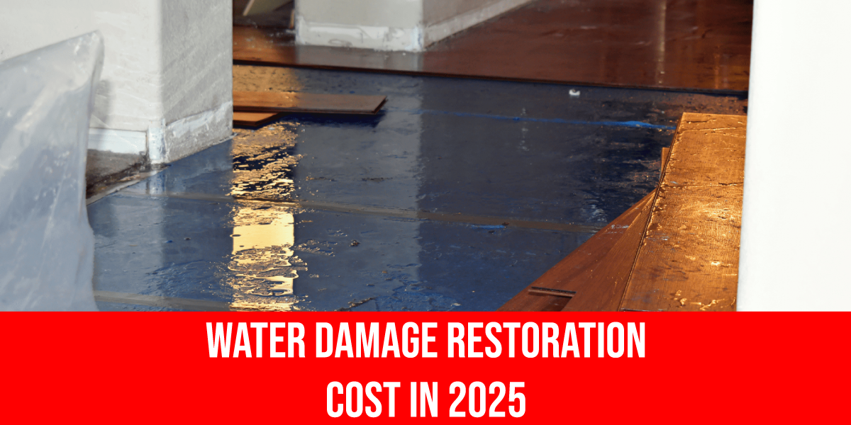 water damage restoration cost